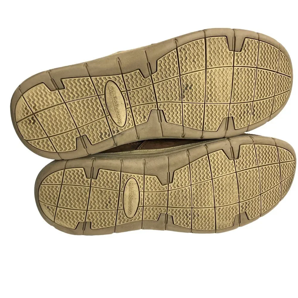 Croft & Barrow Men’s‎ Slip On Loafers Boat Shoes Brown Leather Size 9.5M